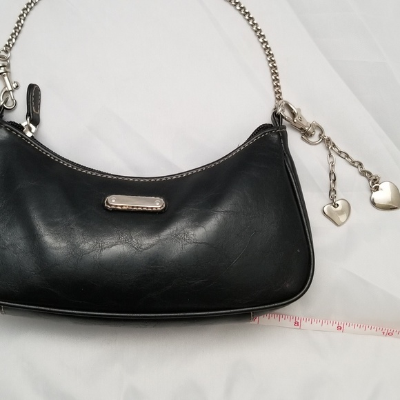 Black leather Evening Bag - Picture 6 of 6
